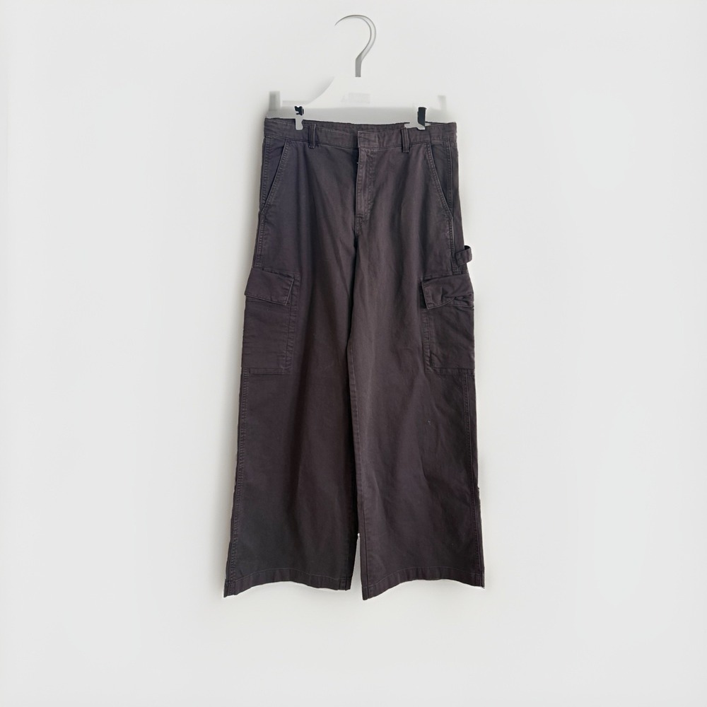 Gap Super Baggy Cargo Jeans Womens Size 12T Wide Leg Denim Utility Pants NWOT
